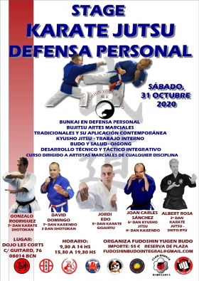 SEMINARIO KARATE JUTSU - KAISENDO CATALUÑA